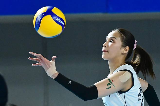 한국도로공사의 아시아 쿼터 선수 타나차 [한국배구연맹 제공. 재판매 및 DB 금지]