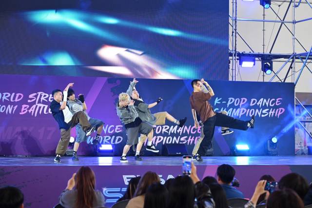 2025 부산스텝업댄스페스티벌 ‘댄스 퍼포먼스 월드 챔피언십’에서 우승한 '한야' 경연 모습. 청년문화진흥협회 제공