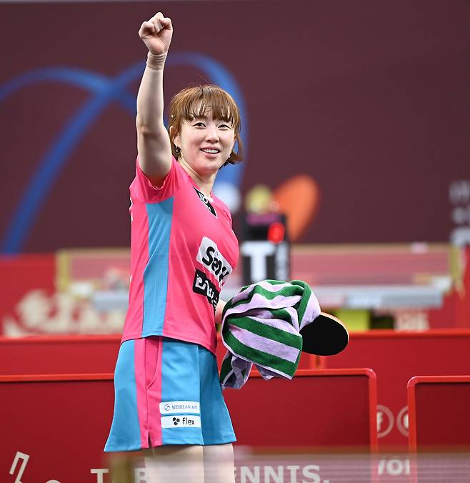 한국 여자탁구대표팀의 서효원(대한탁구협회 제공)