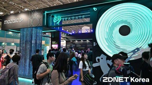 지난 해 타이베이 난강전람관 내 씨게이트 전시 부스. (사진=지디넷코리아)