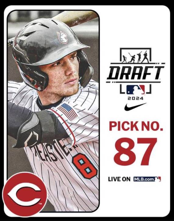 2024년 신인 드래프트에서 신시내티의 지명을 받은 마크 시로타. @MLBDraft