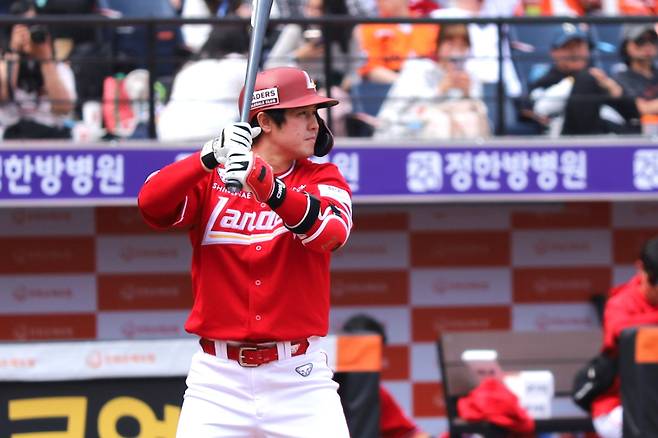 류현진의 대표적인 천적으로 18일 맞대결에서도 존재감을 보여준 최정. SSG 제공