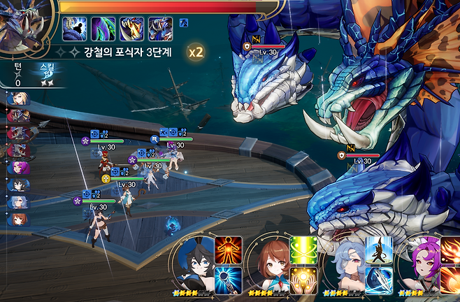 ▲ 강철의 포식자는 중앙 머리를 집중 공격하는 것이 좋다