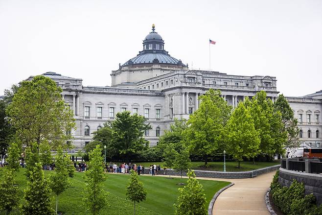 미 의회도서관 외부 모습. [EPA]