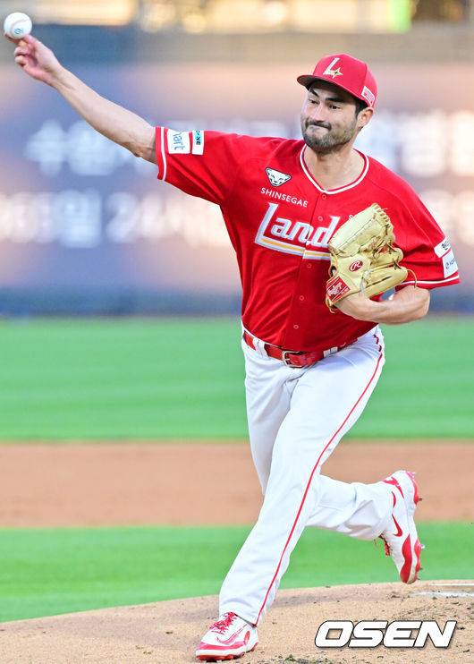 [OSEN=민경훈 기자] SSG 미치 화이트. 2025.04.23 / rumi@osen.co.kr