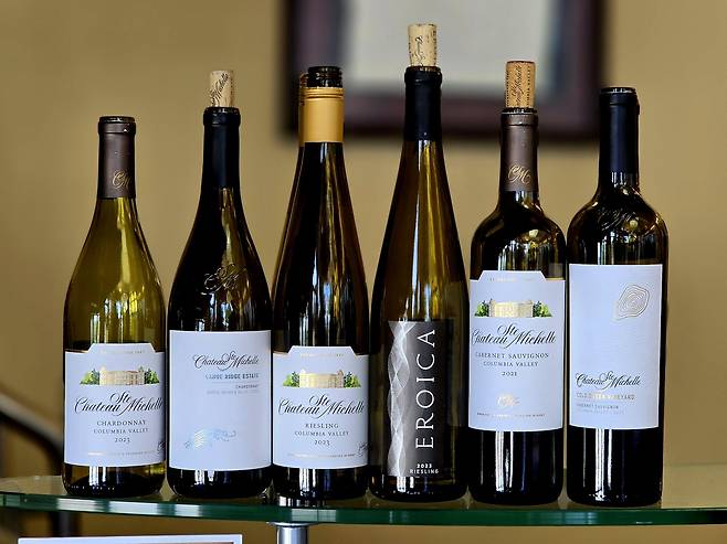 샤토 생 미셸 와인.