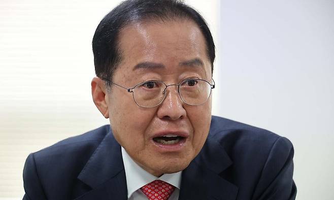 홍준표 전 대구시장. 세계일보 자료사진