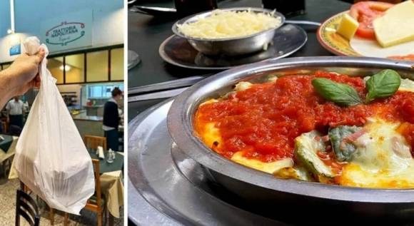 남은 음식을 포장해달라고 요구하는 손님에게 추가 비용을 받는 일부 식당이 도마 위에 올랐다고 14일(현지시간) 아르헨티나 일간 엘렘 네우켄이 보도했다. 2025.5.14 엘렘 네우켄 캡처