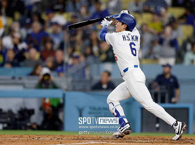 ▲ 절정의 활약을 보여주고 있는 김혜성은 3경기 연속 2출루 이상 경기로 출루율이 0.485까지 올라왔다.