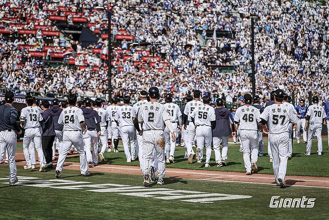 ▲ 벤치클리어링 ⓒ롯데 자이언츠