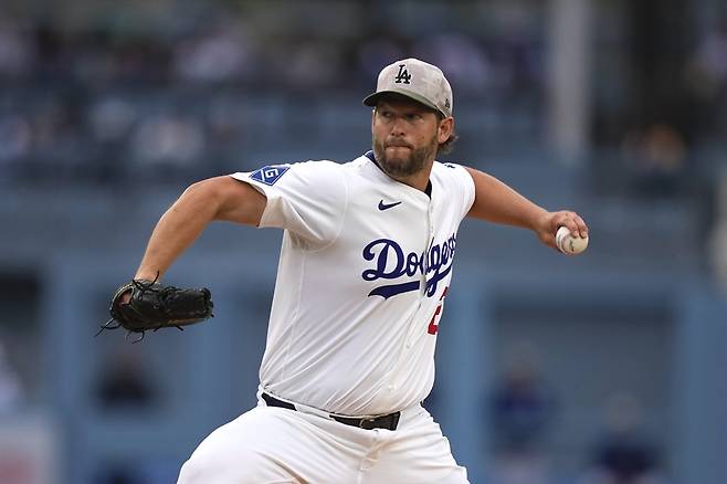 LA 다저스 클레이튼 커쇼. AP 연합뉴스