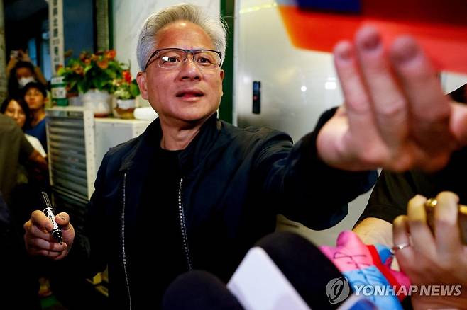 젠슨 황 [타이베이 로이터=연합뉴스]