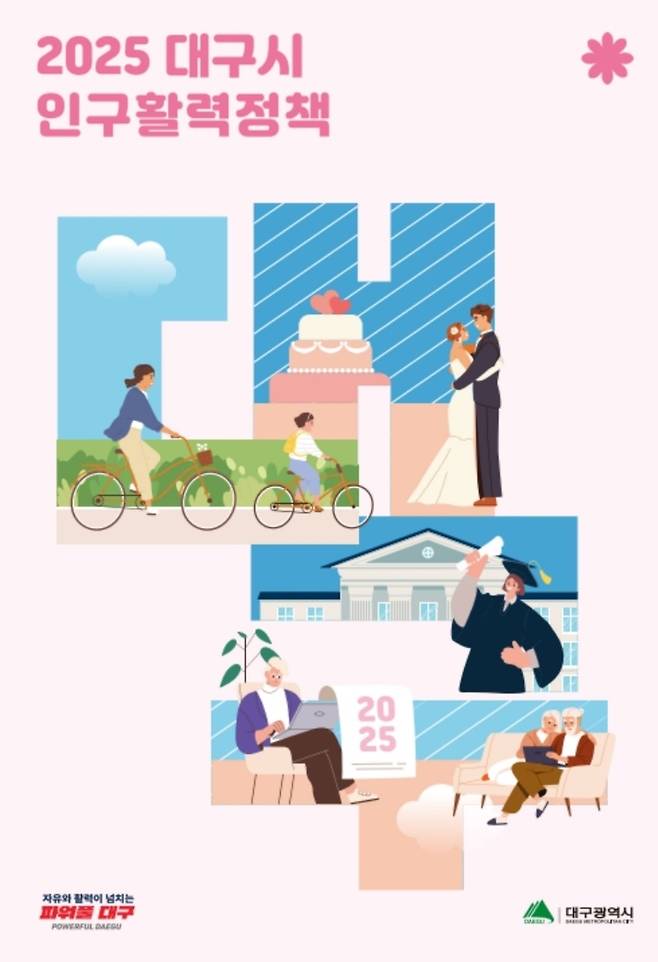 '2025년 대구시 인구활력정책' 안내서 [대구시 제공. 재판매 및 DB 금지]