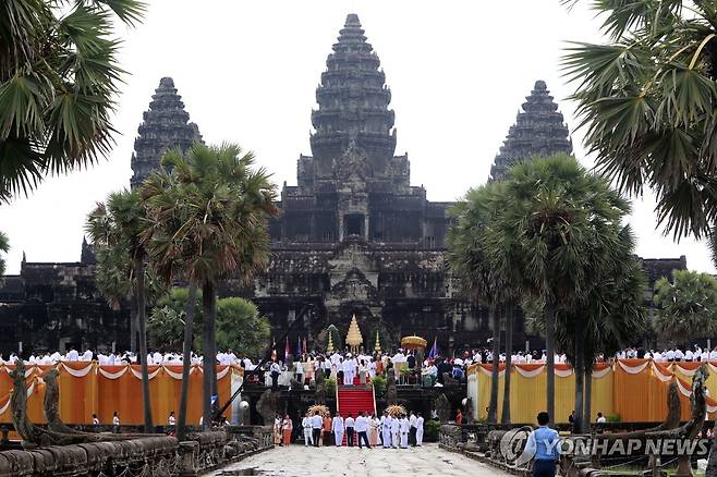 캄보디아 앙코르와트 [EPA 연합뉴스 자료사진. 재배포 및 판매 금지]