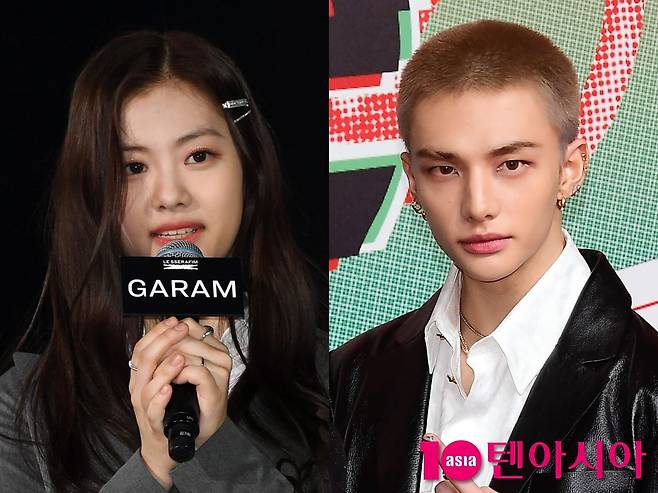 그룹 르세라핌 출신 김가람, 그룹 스트레이 키즈 현진/사진=텐아시아 사진DB