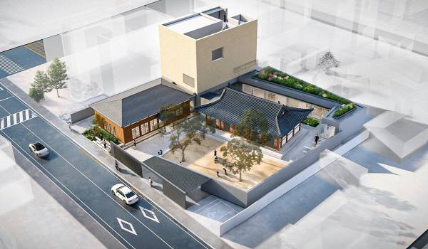 위에서 내려다본 주기철목사수난기념관 조감도. 의성주기철목사사업㈜