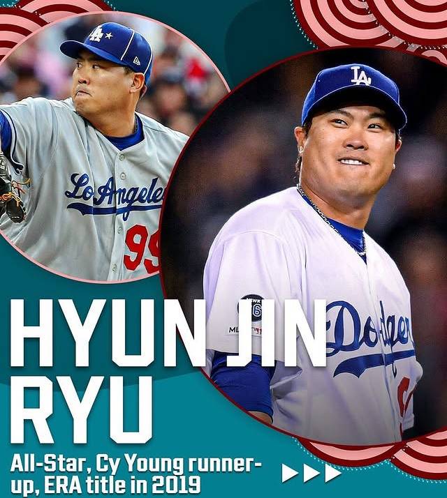 (메이저리그 네트워크가 19일 소개한 류현진)