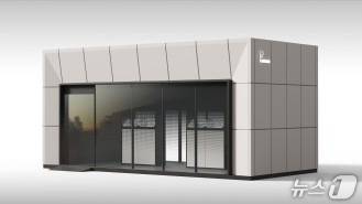 서울시가 발표한 '서울형 흡연부스 디자인' 밀폐형. (서울시 제공)