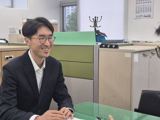 김상현 공정거래위원회 경제분석과장이 지난 13일 아시아경제와 인터뷰를 진행하고 있다 / 사진=이은주 기자