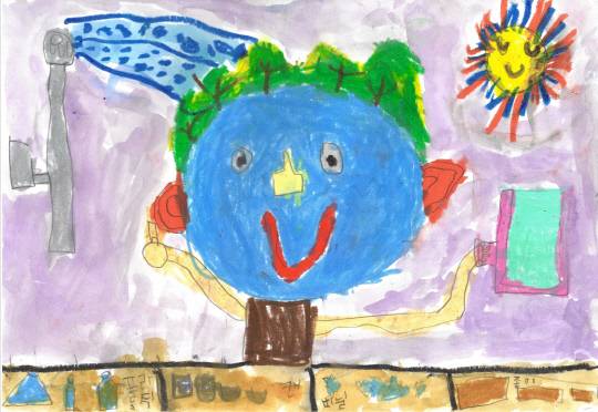 전이준 어린이 그림 작품. 에코프로 제공.