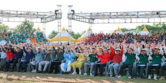 성주참외가요제가 열띤 호응속에 펼쳐지고 있다 [사진=성주군]