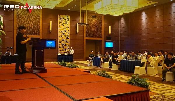 사진=‘2024 상생 해외 워크숍 컨퍼런스’ 비전 발표하는 서희원 대표