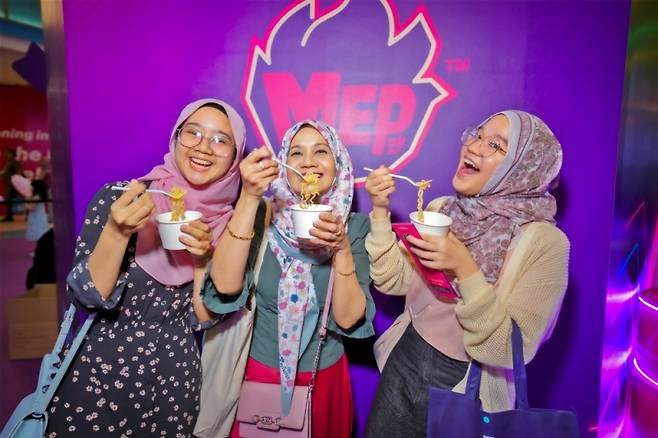‘맵(MEP)’ 말레이시아 팝업스토어. 삼양식품 제공