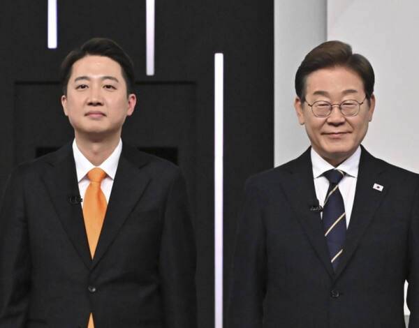 (왼쪽부터) 이준석 개혁신당 대선 후보, 이재명 더불어민주당 대선 후보. 연합뉴스