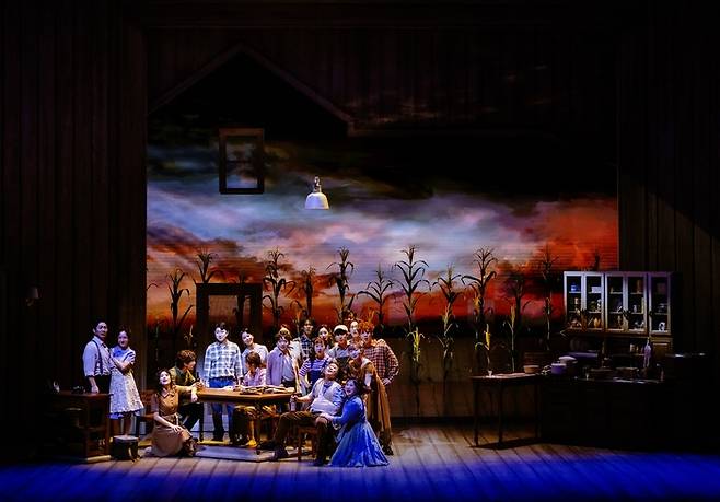 뮤지컬 ‘매디슨 카운티의 다리’의 한장면 <쇼노트>