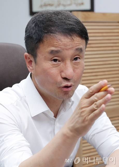 한병도 더불어민주당 선대위 국민참여본부장 인터뷰. /사진=김창현