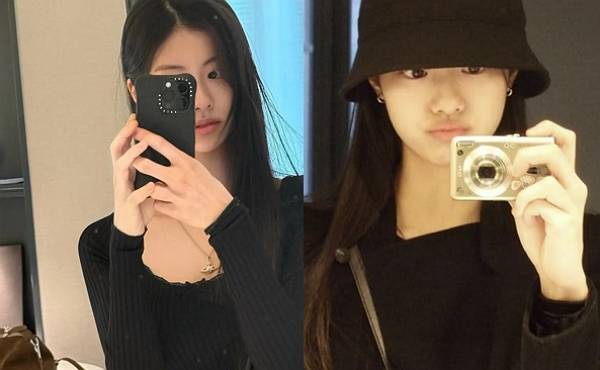 학교폭력 논란으로 그룹 르세라핌에서 탈퇴한 김가람이 근황을 전했다. 사진은 르세라핌에서 탈퇴한 전 멤버 김가람 모습. /사진=김가람 인스타그램 캡처