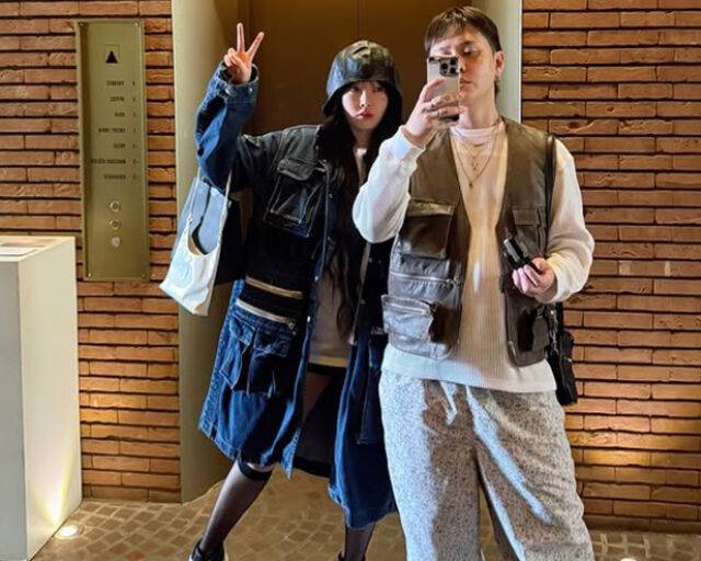 현아가 남편 용준형과 쇼핑 사진을 올렸다. / 현아 SNS 캡처