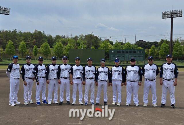 대한유소년야구연맹 19기 대표팀 감독./효고현(일본)=노찬혁 기자