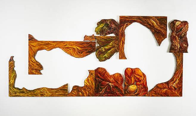 임창곤_열려있는 길_2025_나무에 유채_가변 크기 *재판매 및 DB 금지