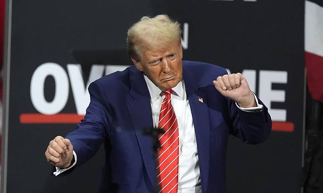 도널드 트럼프 미국 대통령. AP통신