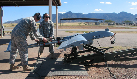 2002년부터 운용됐다가 2024년 초 퇴역한 RQ-7 섀도 드론. 출처=미 육군