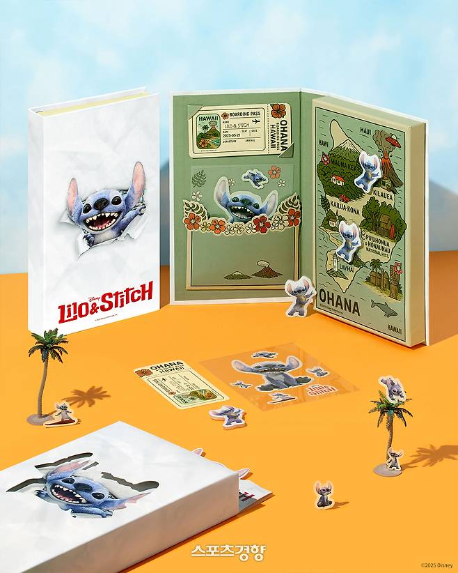 ‘릴로&스티치’ 한정판 굿즈. 월트디즈니 컴퍼니 코리아 제공