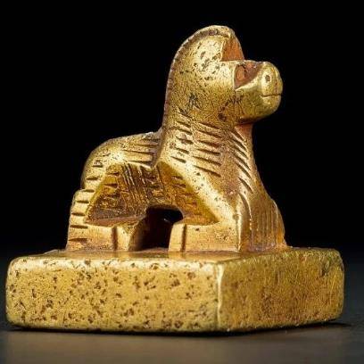 고구려 황금 인장 '진고구려귀의후' [차이나가디언 소셜미디어 캡처. 재판매 및 DB 금지]