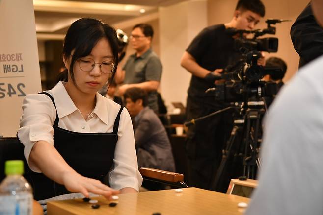 최정 9단이 제30회 LG배 16강에 올랐다. [한국기원 제공. 재판매 및 DB 금지]