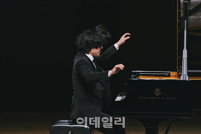 ‘2025 통영국제음악제-임윤찬 피아노 리사이틀’의 공연 장면(사진=통영국제음악재단)