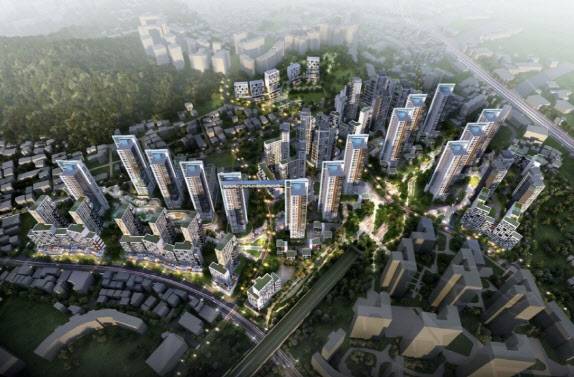 북아현3구역 재개발 사업 조감도.(사진=서울시)