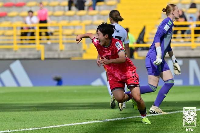 박수정(울산과학대). 사진=대한축구협회