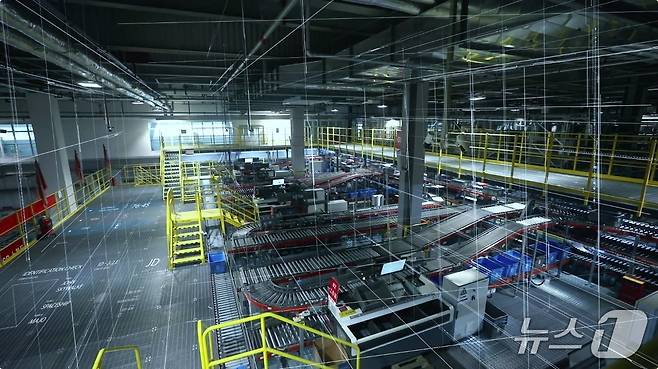 징둥 베이징 '아시아1호' 스마트 물류센터 모습 (사진제공=징둥)