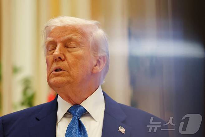 도널드 트럼프 미국 대통령 2025.5.16 ⓒ 로이터=뉴스1 ⓒ News1 강민경 기자