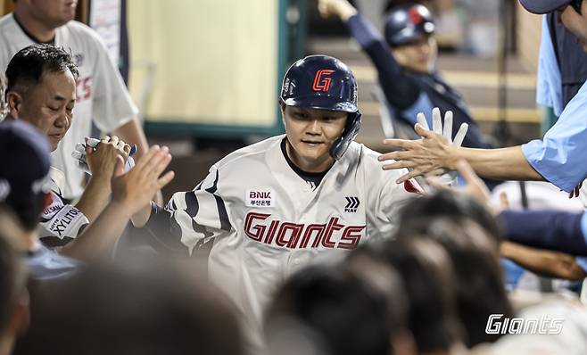 롯데 손호영 24.08.03 멀티홈런