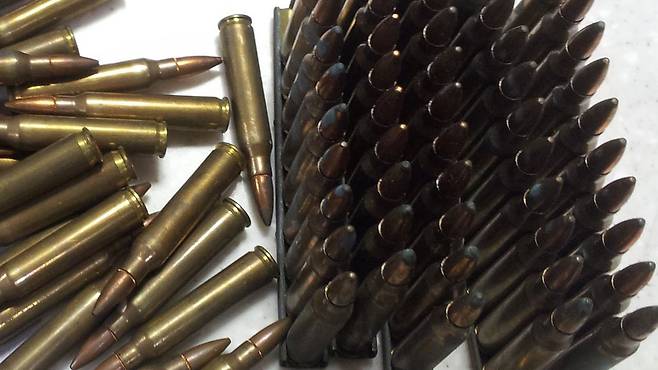 M16 소총 실탄 ※본 기사 내용과 관련 없음