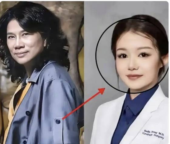 왼쪽 둥밍주 거리그룹 회장과 논란의 둥시잉 수련의. 바이두 캡쳐