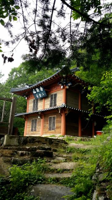 ▲ 노추산 이성대(二聖臺)