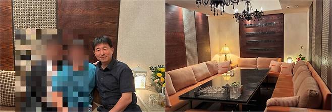 더불어민주당이 19일 서울 여의도 당사에서 "윤석열 전 대통령의 내란 혐의 사건 재판장인 지귀연 서울중앙지법 부장판사가 유흥업소에서 접대받았다"라는 의혹을 제기하며 관련 사진을 공개했다.  / 사진=더불어민주당 제공