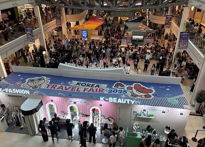 지난 16~18일 싱가포르에서 진행한 ‘K-관광 로드쇼’ 행사장 전경. / 사진=한국관광공사